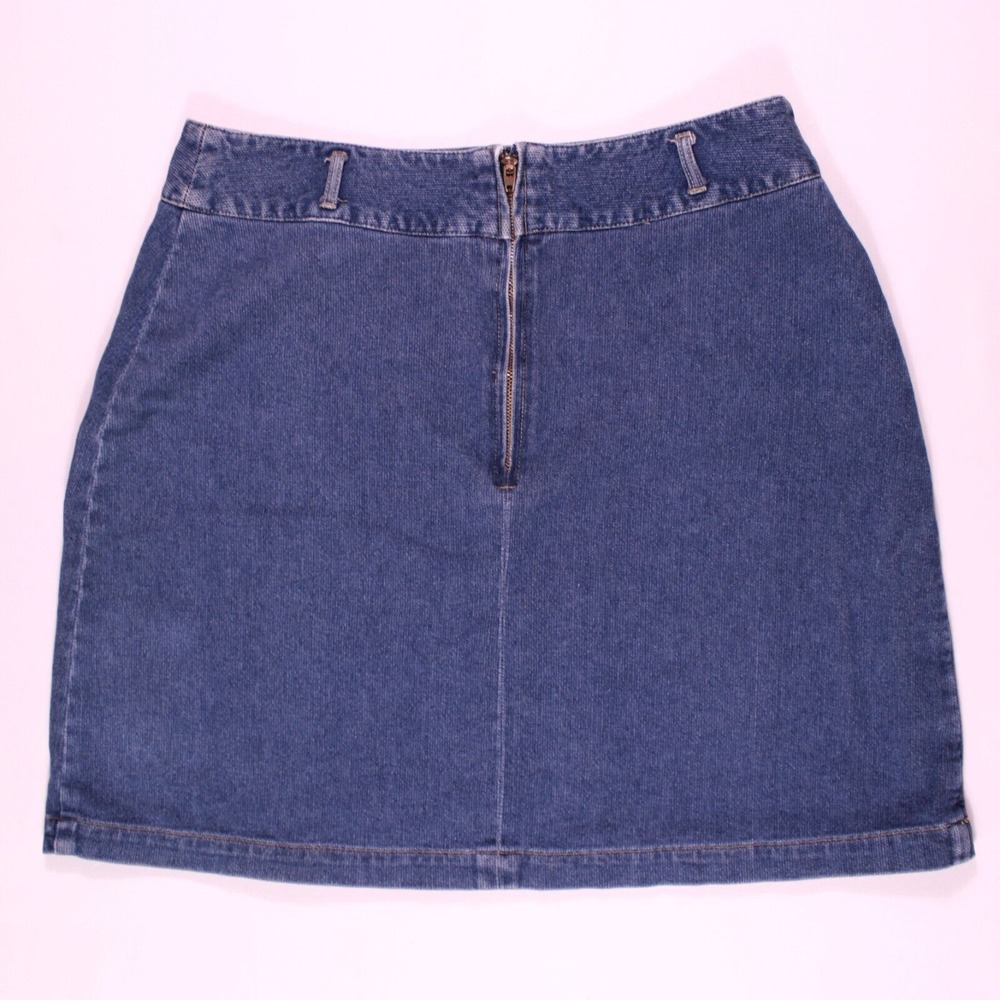 Woolrich Skirts Womens Size 12 Indigo Mini Denim Skirt 100% Cotton - (29.5 x 18) - Picture 3 of 12